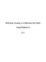 Kích hoạt, sử dụng và vô hiệu hóa Safe Mode trong Windows 8 P .3 doc
