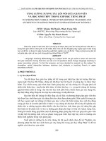 đề tài   tăng cường tương tác lời nói giữa giáo viên và học sinh thpt trong giờ học tiếng pháp