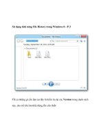 Sử dụng tính năng File History trong Windows 8 – P.3 pdf