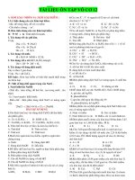 Bài tập Trắc nghiệm IA-IIA (12-NC)