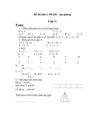 de thi hk 1 nam 2009-2010 ( cua phong gan du ca mon)