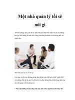 Một nhà quản lý tồi sẽ nói gì doc
