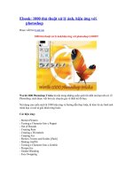 1000 thủ thuật xử lý ảnh, hiệu ứng với photoshop
