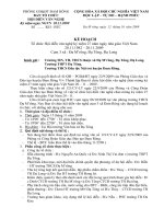 Ke hoach to chuc van nghe cum