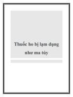 Thuốc ho bị lạm dụng như ma túy docx