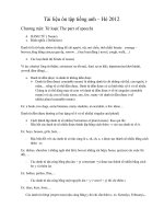 Tài liệu ôn tập tiếng anh pdf