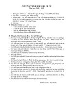 Chuong trinh to chuc Hoi nghị CBCC