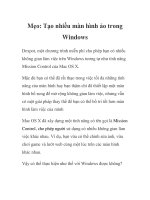 Mẹo: Tạo nhiều màn hình ảo trong Windows potx