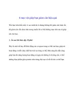 6 mẹo vặt giúp bạn giảm cân hiệu quả docx