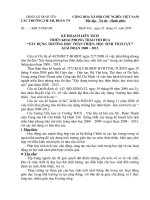 TRƯỜNG HỌC THÂN THIỆN - HỌC SINH TÍCH CỰC