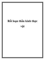 Rối loạn thần kinh thực vật doc