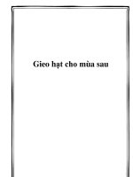 Gieo hạt cho mùa sau ppsx