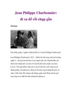 Jean Philippe Charbonnier: đi xa để rồi chụp gần potx