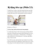 Bị động tiêu cực (Phần 2/3) pdf