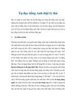 Tự đọc tiếng Anh thật lý thú doc