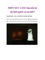 MIỀN XÚC CẢM: Sáp-nến ẩn dụ tình người và cái chết? potx