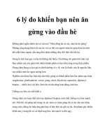 6 lý do khiến bạn nên ăn gừng vào đầu hè pot