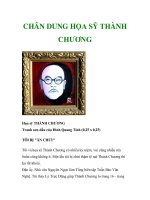 CHÂN DUNG HỌA SỸ THÀNH CHƯƠNG pptx