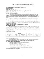 ĐỀ CƯƠNG CHI TIẾT HỌC PHẦN - giải tích 2 (trung cấp chuyên nghiệp) ppt