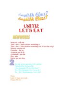 Bài 12 Let''''s Eat