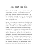 Học cách tiêu tiền ppsx