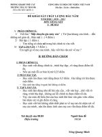 Khảo sát chất lượng đầu năm môn tiếng việt 5 - năm học 2010-2011 ppsx