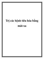 Trị các bệnh tiêu hóa bằng mát-xa docx
