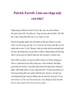 Patrick Farrell: Làm sao chụp một cơn bão? docx