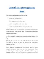 Chữa lỗi theo phương pháp sư phạm pptx