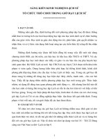 To chuc tro choi trong gio lich su