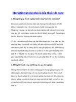 Marketing không phải là liều thuốc đa năng pot