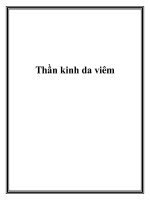 Thần kinh da viêm. ppt