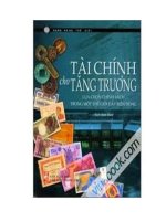 Tài chính cho tăng trưởng potx