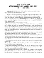 Báo cáo tham luận về thực hiện PC GD-TTMC