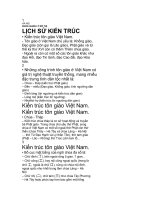lich su KIEN TRUC VIET NAM