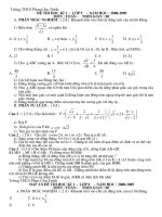 de thi HKII lop 9 nam hoc 2008-2009