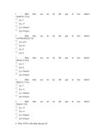 Trắc nghiệm Excel cực hay