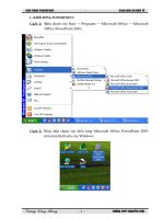 Giáo trình soạn Giáo án Power point