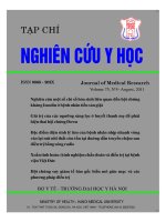 tạp chí nghiên cứu khoa học số 4 năm 2011