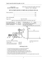 Đồ án môn học Chi tiết máy và thiết kế sản phẩm với cad