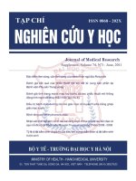 tạp chí nghiên cứu khoa học số 3 năm 2011