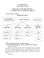 bài thu hoạch học công tác văn thư (văn phòng)