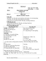 Giáo án tuần 23- lớp 1