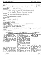 Tiết 35. Chế biến và dự trữ thức ăn vật nuôi