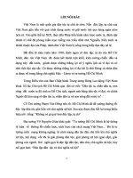 Sự hình thành và phát triển tư tưởng hồ chí minh gắn với các thời kì hoạt động của người trong phong trào cách mạng việt nam và quốc tế