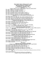 Phân phối chương trình Lịch sử 8