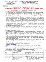 Nội Dung Họp HĐSP tháng 3/2010