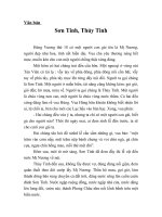 Văn bản SGK Sơn Tnh, Thủy Tinh