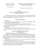 BAO CAO CONG TAC DOI VA PHONG TRAO THIEU NHI HOC KI I