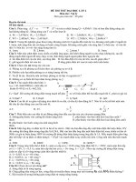 Đề thi thử đại học Lần 2 ( có đáp án)